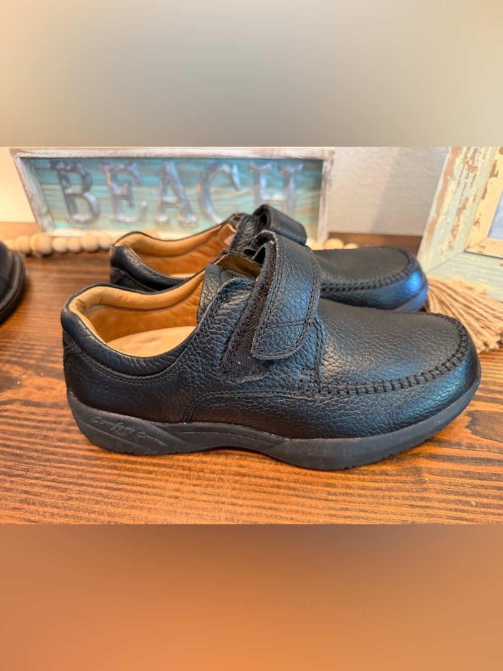 Dr. Comfort Scott Men's Diabetic Shoes Black 9210 Size 8 W sneaker hook and loop